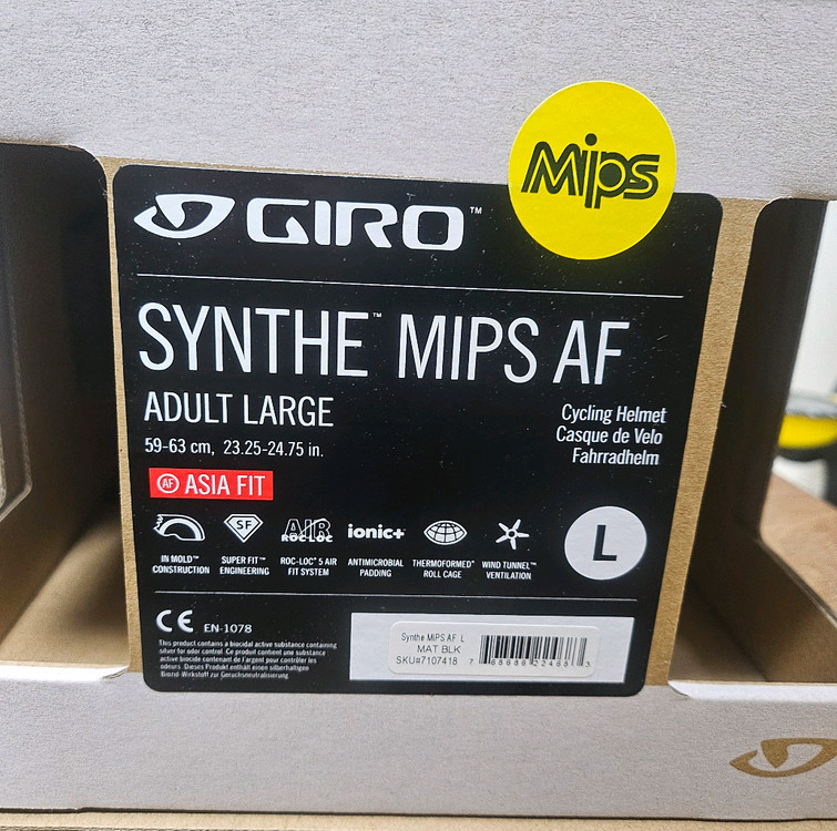 지로 Synthe MIPS AF 헬멧 블랙 색상 L 사이즈--5