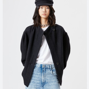 이자벨마랑 에뚜왈 볼륨 슬리브 버진 울 자켓 38 사이즈 정품