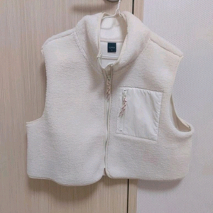 탑텐 여성 여자 뽀글이 조끼 베스트 이미지