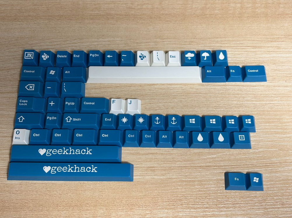 JTK RAINDROP 레인드롭 키보드 키캡 판매합니다. 이미지