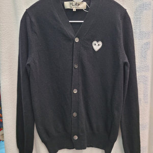 꼼데가르송 V넥 니트 가디건 여성 S