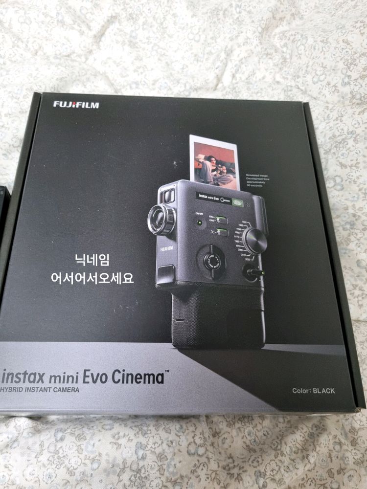 미개봉 인스탁스 미니 에보 시네마+필름20매+sd카드+클리너 새상품 필름즉석카메라 미니에보 시네마--2