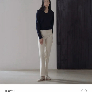 베뉴엣 benuet 로웰데님 크림 숏 스몰 새상품