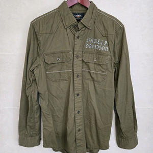 [신품급] 할리데이비슨 카키 셔츠 이미지