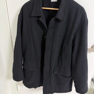 (3)스틸네스 브러쉬드 울 카코트 블랙 이미지