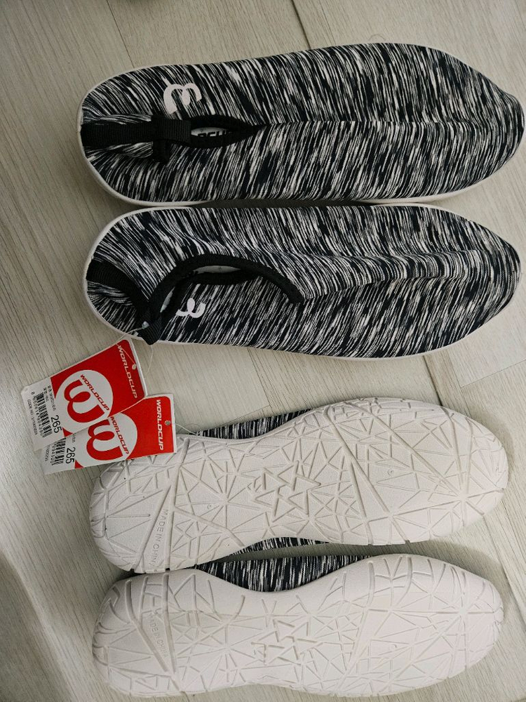 월드컵 아쿠아슈즈 255,260,265 2켤레가격 이미지