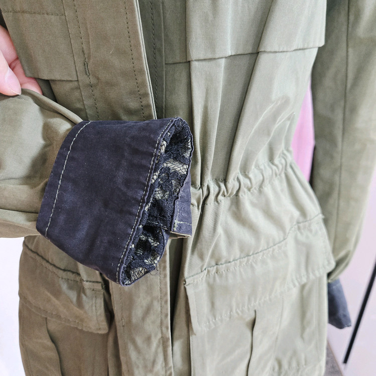 에고이스트 카키 캉캉 야상--2