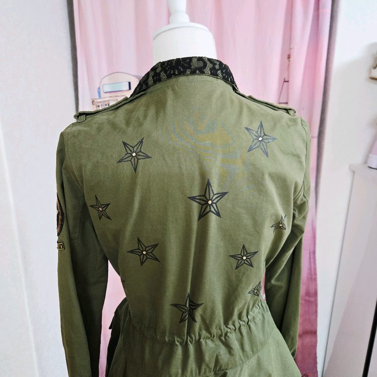 에고이스트 카키 캉캉 야상--5