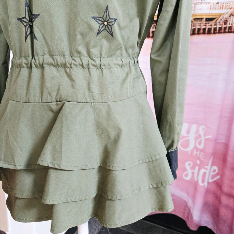 에고이스트 카키 캉캉 야상--6