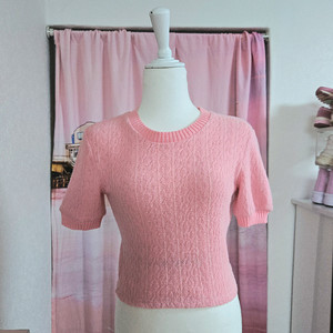 자라 핑크 니트