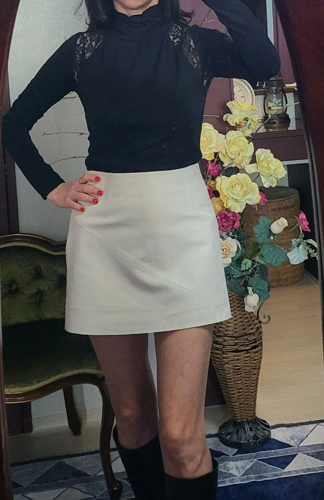 새상 프랑스 모르간 모달 레이스 컷아웃 셔츠 이미지