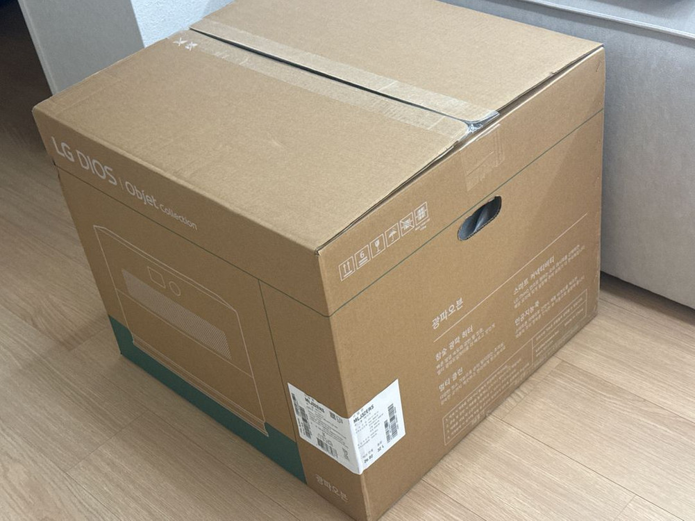 LG 디오스 오브제컬렉션 광파오븐 박스채 새상품 이미지