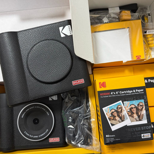 코닥 미니샷4 ERA 즉석카메라 MS400 + 액세서리 세트 블랙 이미지