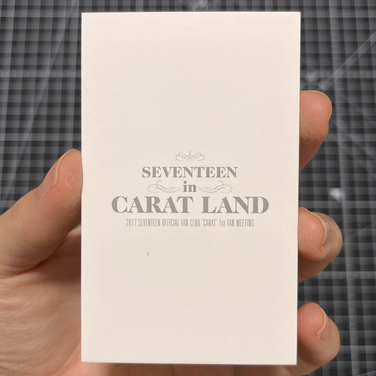 세븐틴 승관 2017 캐랜 캐럿랜드 폴라 폴라로이드 포카 포토카드 (1) 이미지
