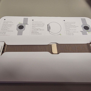 애플 정품 밀레니즈루프 골드 단순개봉 팝니다. 44/45/46/49mm 호환 이미지