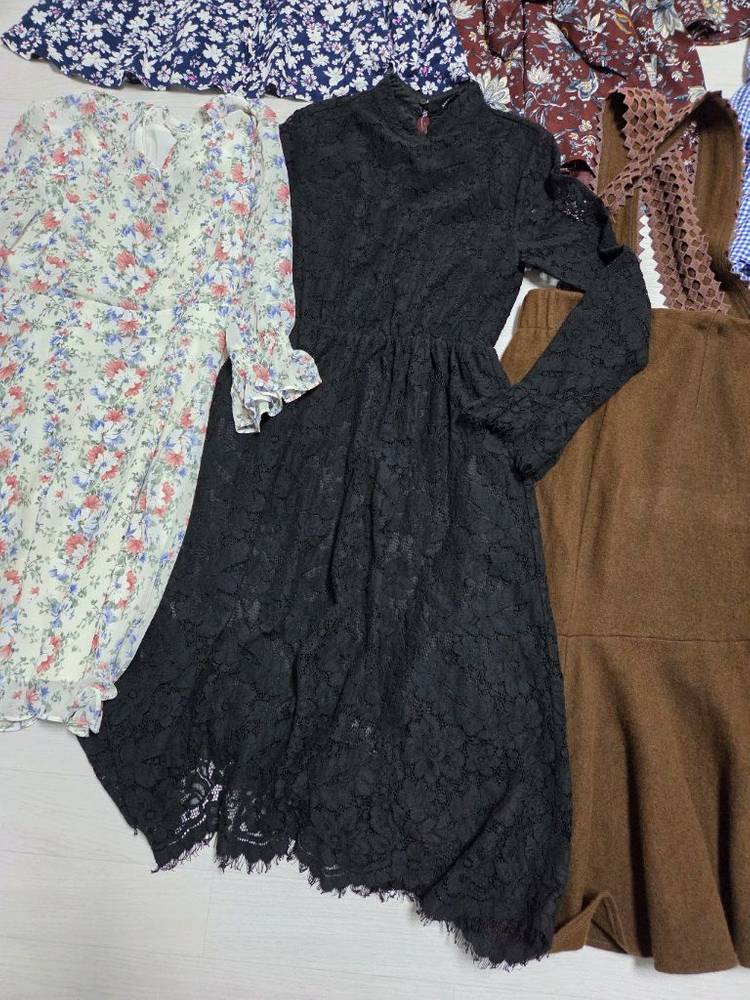 55사이즈 원피스 8장 일괄 무료배송 이미지