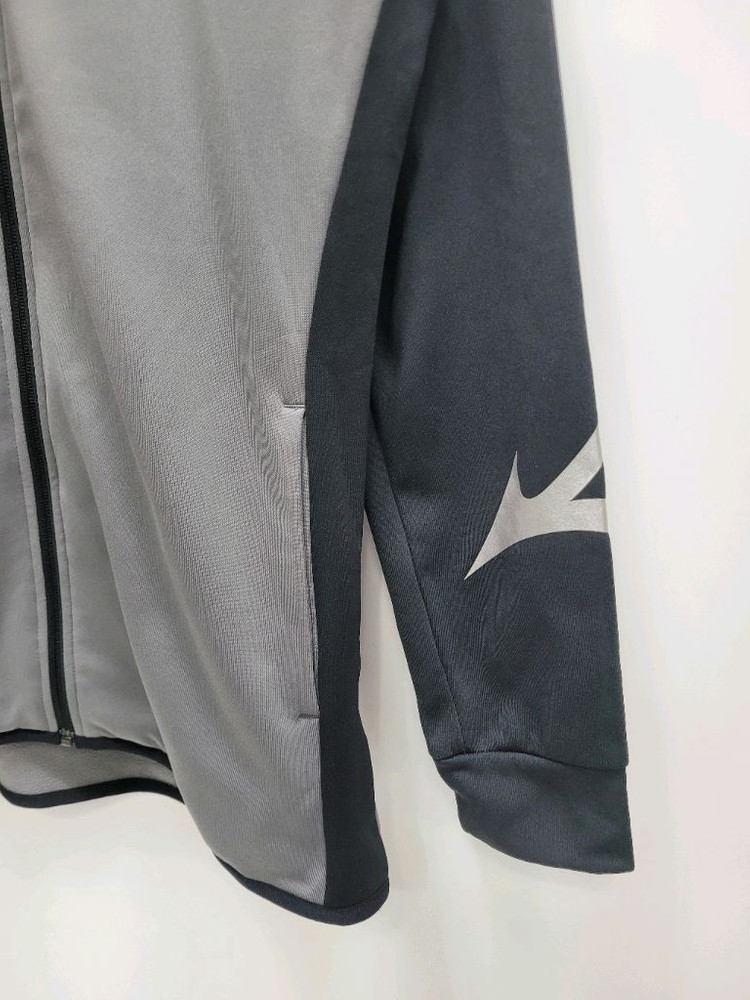 MIZUNO 미즈노 풀집업 트레이닝 자켓 / 남 M 블랙 그레이 이미지