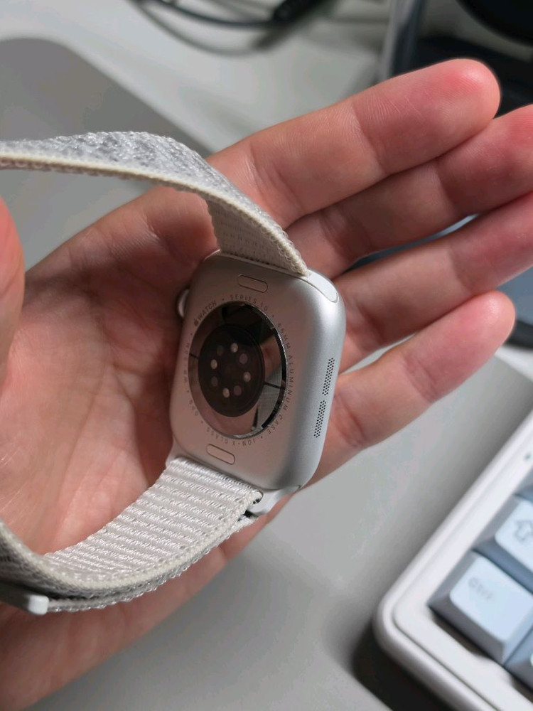 애플워치 10 46mm 실버 gps 이미지