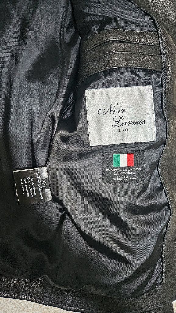 느와르라르메스 램스킨 더블라이더 가죽자켓 이미지