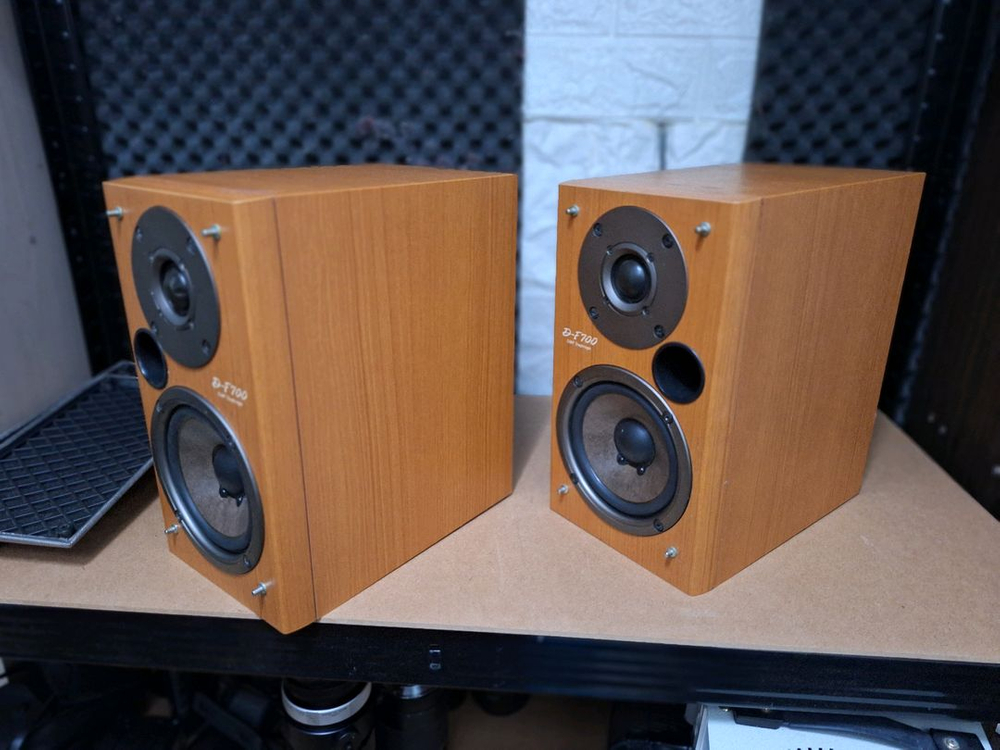 온쿄 d-f700 빈티지 스피커 1조/ 레트로 오디오 앤틱 인테리어 카페 가게 매장 이미지