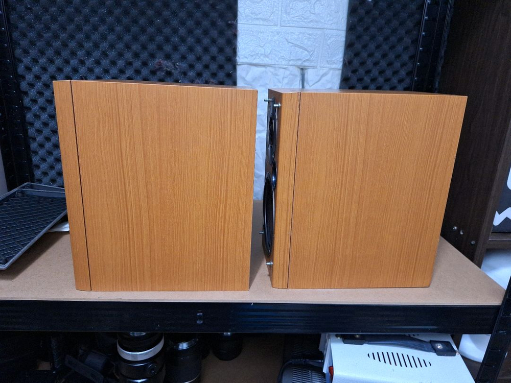 온쿄 d-f700 빈티지 스피커 1조/ 레트로 오디오 앤틱 인테리어 카페 가게 매장 이미지