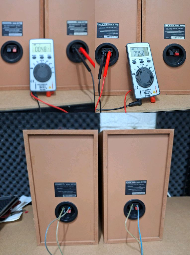 온쿄 d-f700 빈티지 스피커 1조/ 레트로 오디오 앤틱 인테리어 카페 가게 매장 이미지