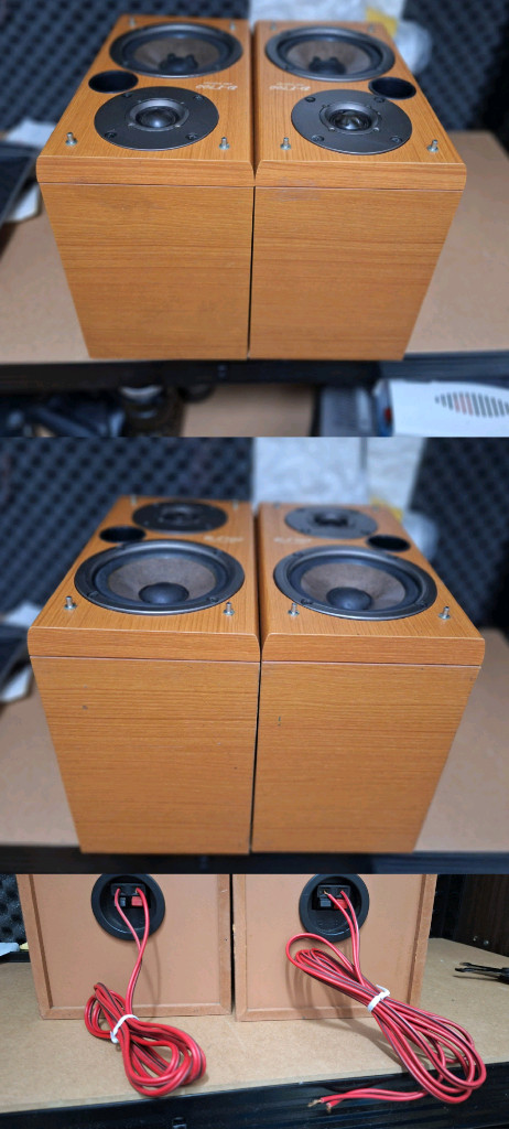 온쿄 d-f700 빈티지 스피커 1조/ 레트로 오디오 앤틱 인테리어 카페 가게 매장 이미지