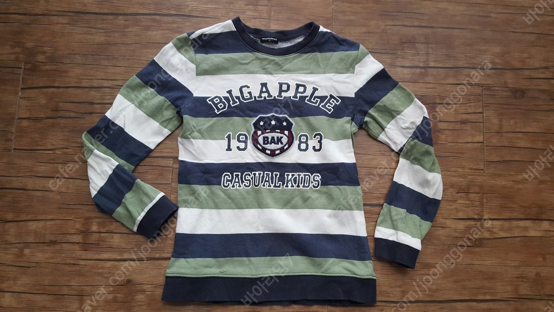 아동 120정도 가을 겨울 간절기 긴팔 라운드 후드 면티 흰티 이미지