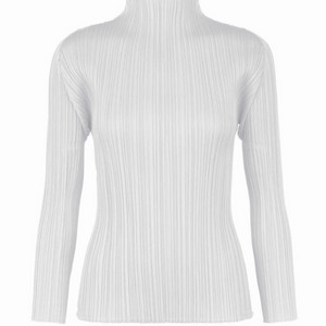 플리츠플리즈 반목긴팔 라이트그레이 3 새상품