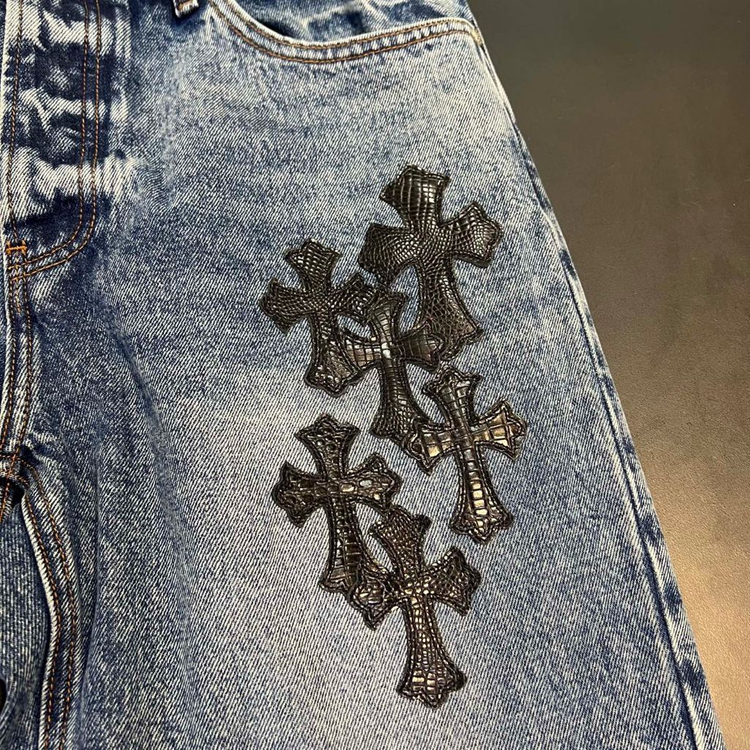 크롬하츠 악어패치 리바이스 데님 팬츠 이미지
