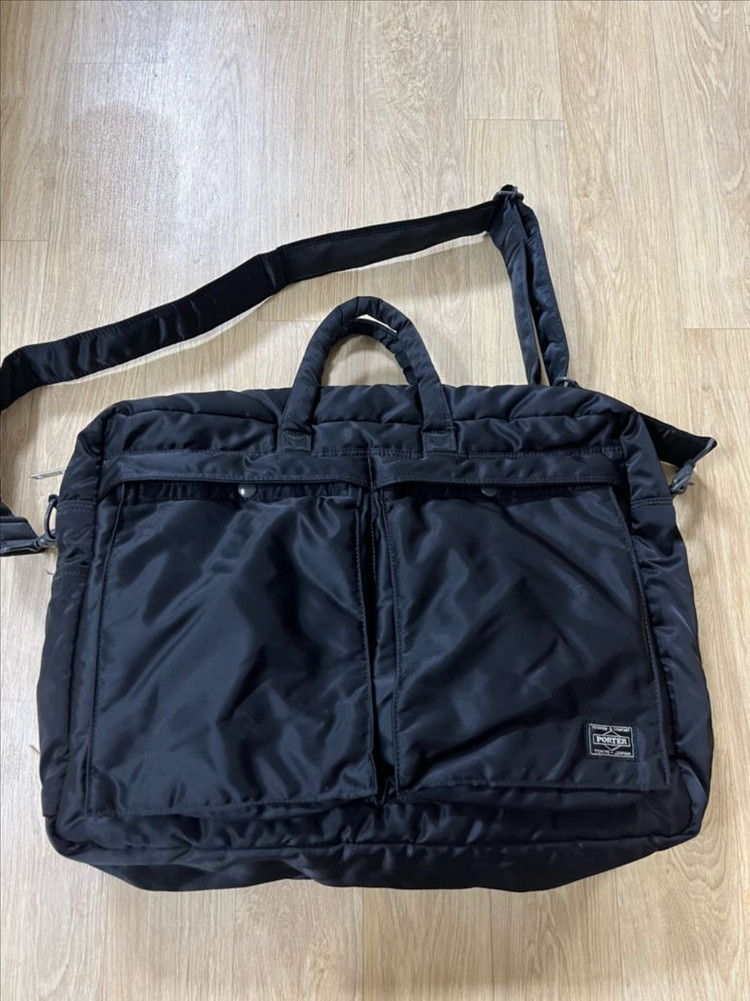 요시다 포터 탱커 2way 오버나이트 브리프케이스 블랙 622-79309 이미지