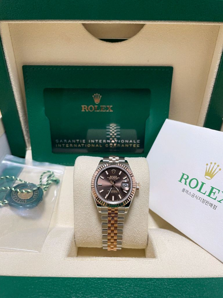 롤렉스 279171 데이저스트 28 초코판 로골콤비--6