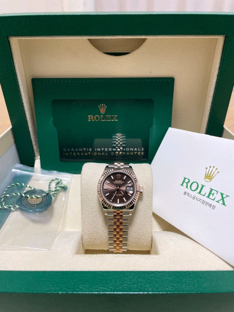 롤렉스 279171 데이저스트 28 초코판 로골콤비--7