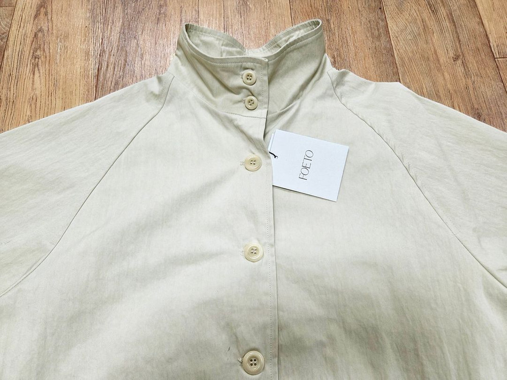 포에토(FOETO) 우디 트렌치코트 프리사이즈 새상품--4