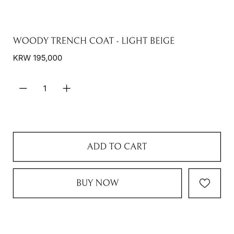 포에토(FOETO) 우디 트렌치코트 프리사이즈 새상품--2