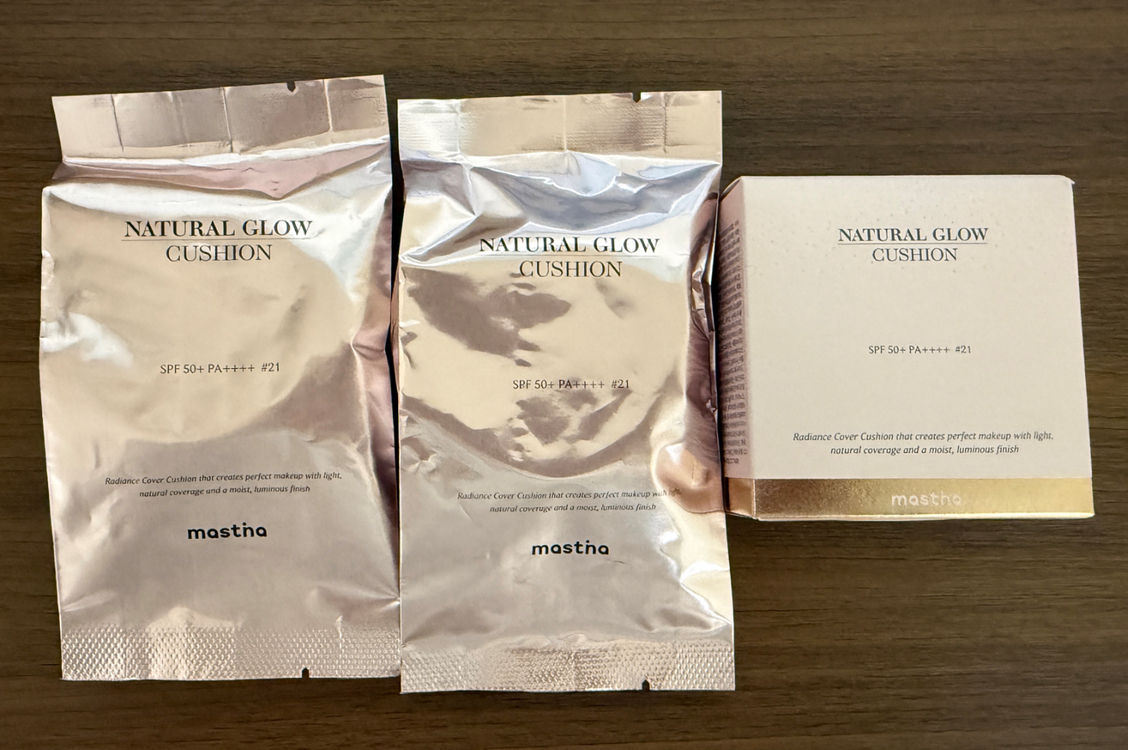 매스티나 내추럴 글로우 쿠션 21호 새상품--0