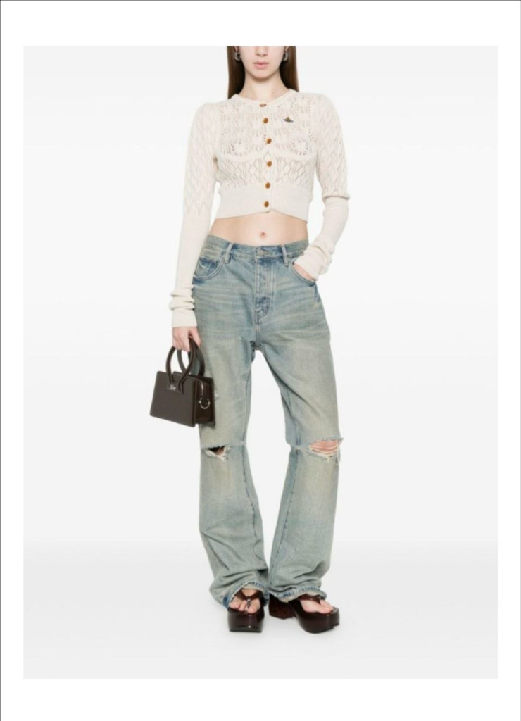 비비안웨스트우드 엘라 가디건, 베이지계열, ( M, S, 구매가능)--1