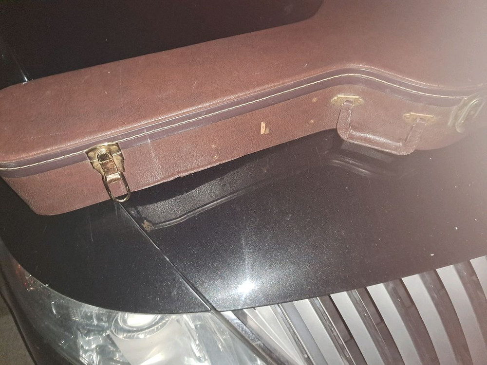 빈티지하드형클래식 기타 케이스--1