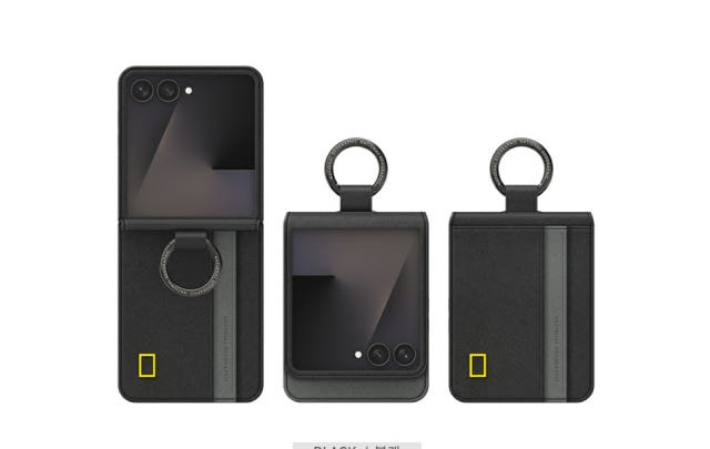 내셔널지오그래픽 비즈니스 월렛 케이스 블랙 갤럭시Z플립7 새제품(노박스) 이미지