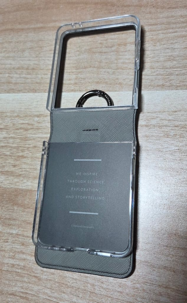 내셔널지오그래픽 비즈니스 월렛 케이스 블랙 갤럭시Z플립7 새제품(노박스) 이미지