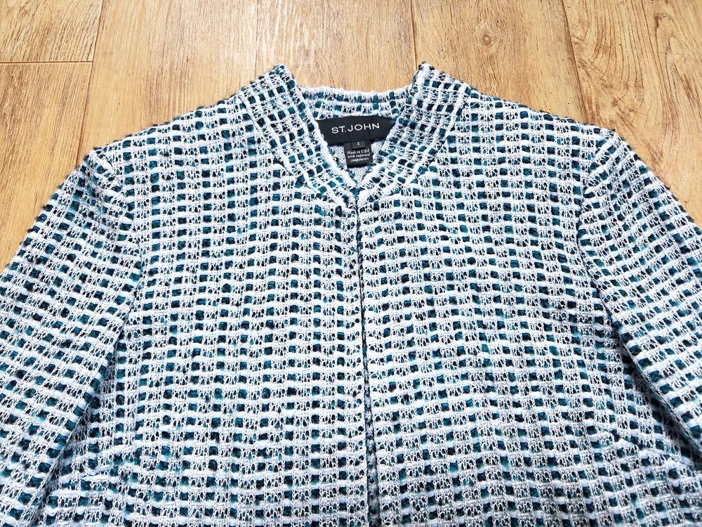 센존(ST.JOHN) 트위드가디건 44-55 새상품--1