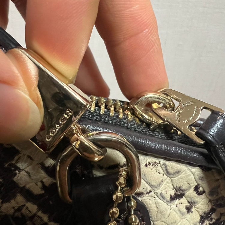 코치 뱀피 숄더백 크로스백 이미지