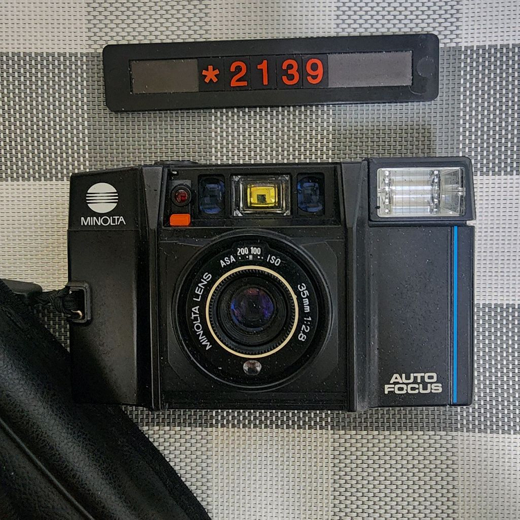 미놀타 AF-S 오토포커스 필름카메라 파우치포함 이미지