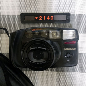 삼성캐녹스 퍼지줌 1050 필름카메라 파우치포함 이미지