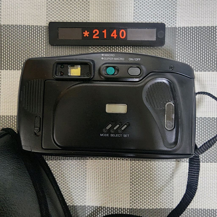 삼성캐녹스 퍼지줌 1050 필름카메라 파우치포함 이미지