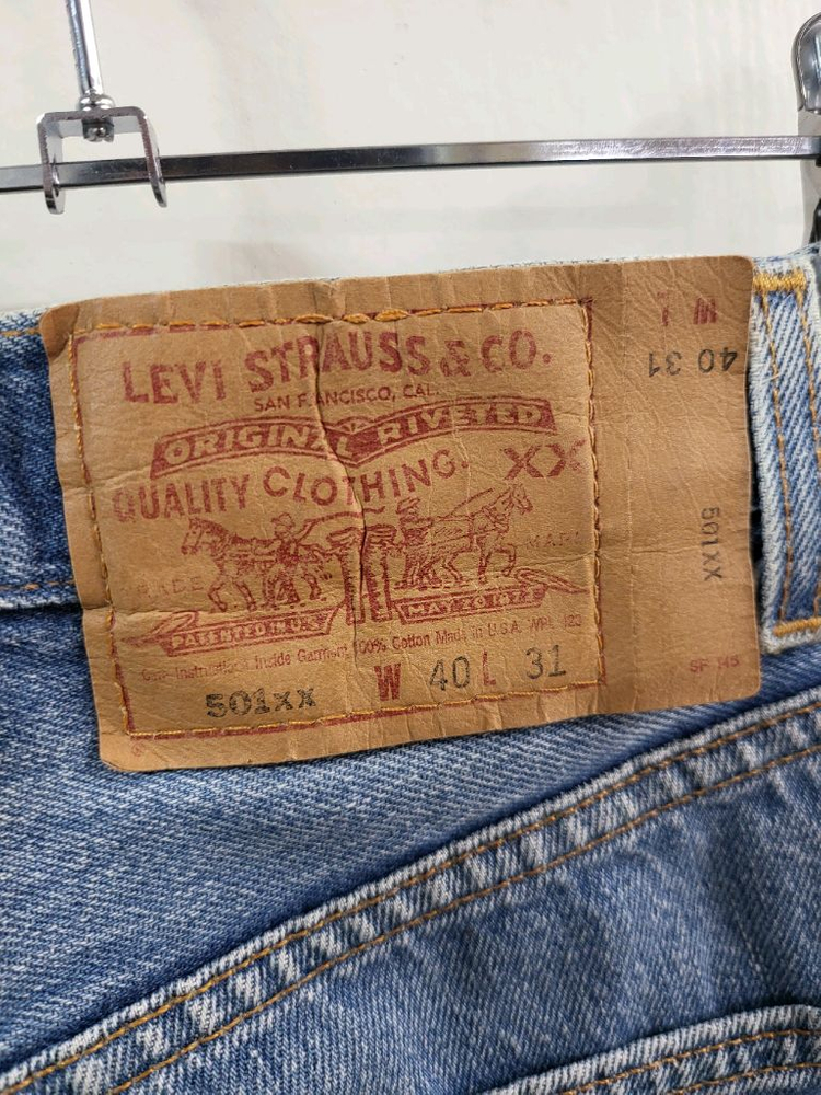2001년식 리바이스 501XX 미국산 (W40) 빈티지 반바지 이미지