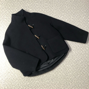 보카바카 23년 더플 코트 숏 떡볶이 하이넥 울90% 이미지