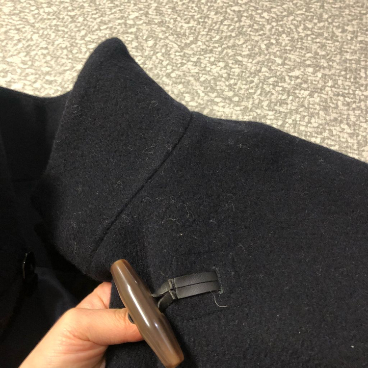 보카바카 23년 더플 코트 숏 떡볶이 하이넥 울90% 이미지