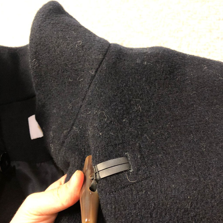 보카바카 23년 더플 코트 숏 떡볶이 하이넥 울90% 이미지