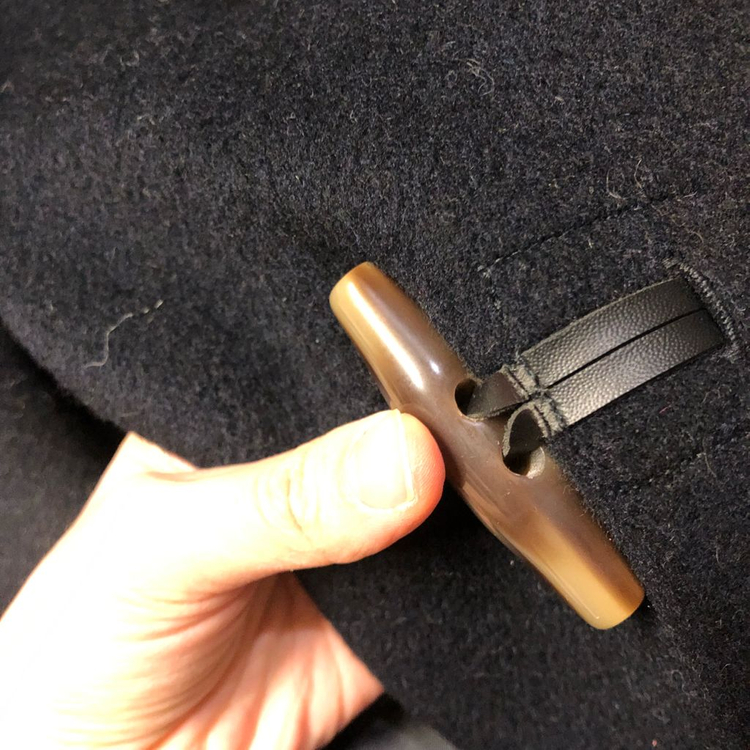 보카바카 23년 더플 코트 숏 떡볶이 하이넥 울90% 이미지